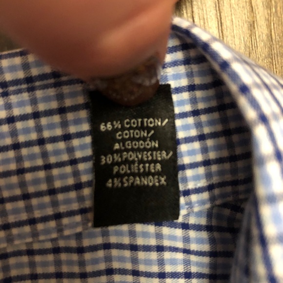 Men’s Van Heusen blue collared button down XL - Picture 5 of 6